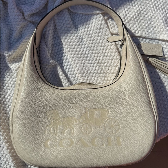 Coach Handbags - Coach Cream Carmen Shoulder Bag